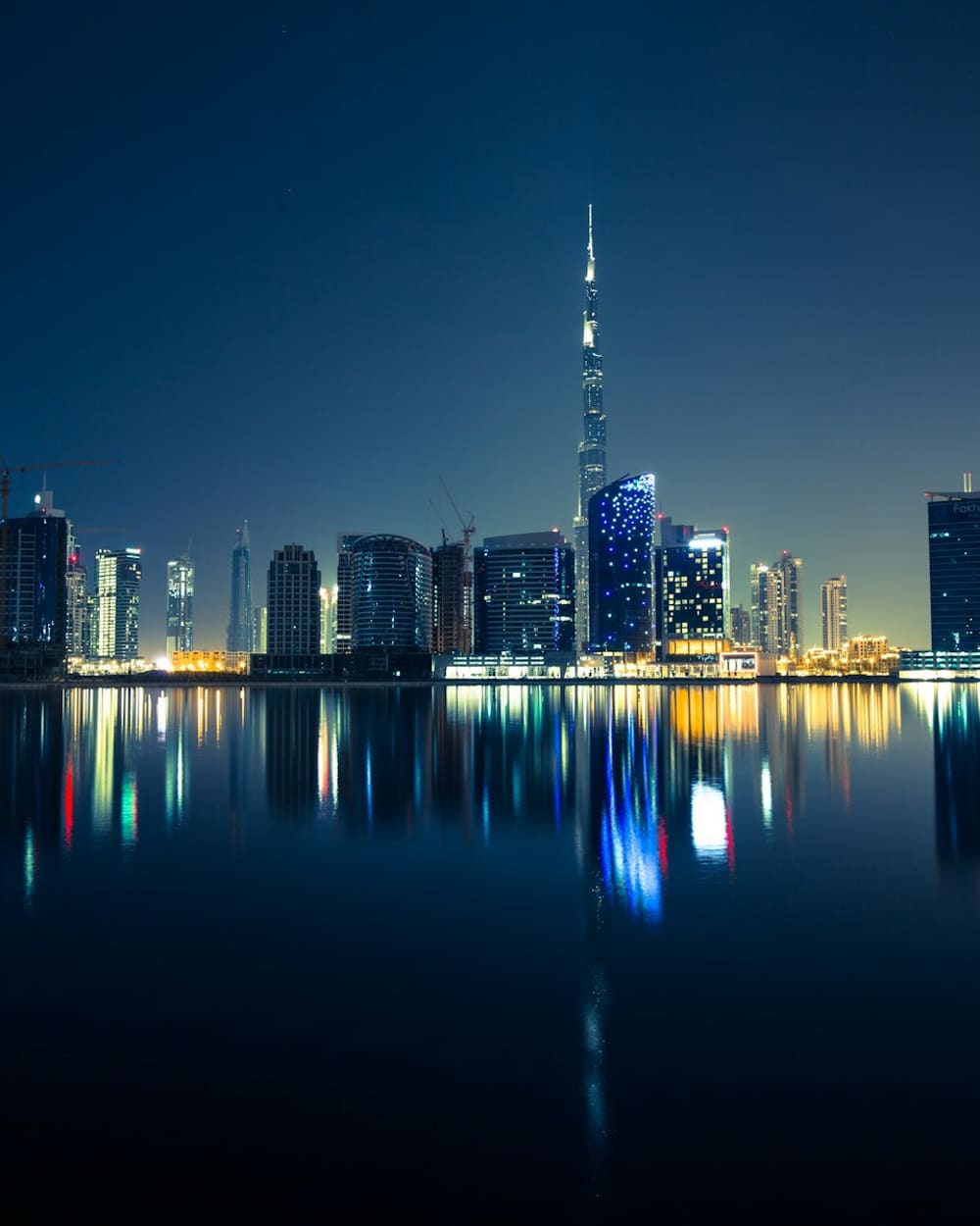 Business Bay canal and towers